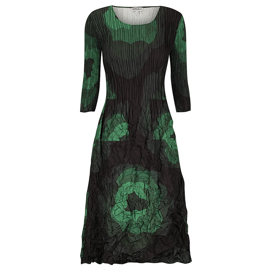Forest Rose Smash Pocket Dress